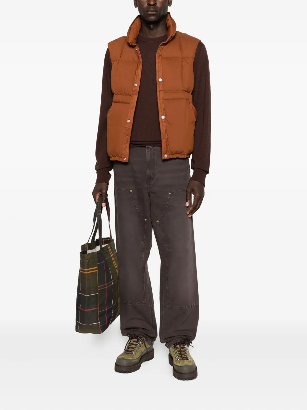 Carhartt WIP logo-embroidered crew-neck sweater - Bruin
