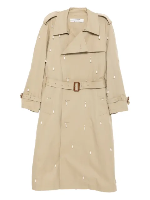 Kimhekim pearl-embellished trench coat