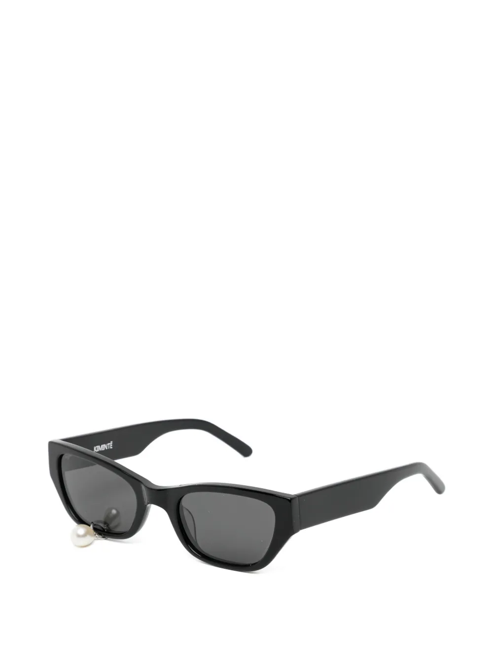  Kimhekim Crystal Ear Sunglasses - Black 