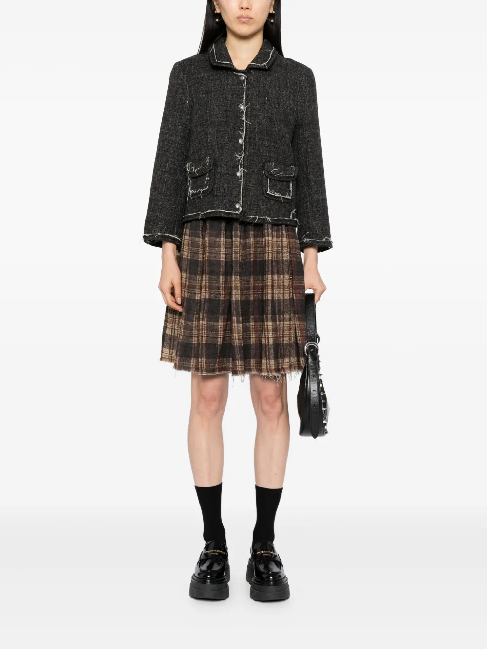 R13 distressed boxy jacket | Fitted Jackets | Image 2