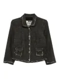 R13 distressed boxy jacket - Grey