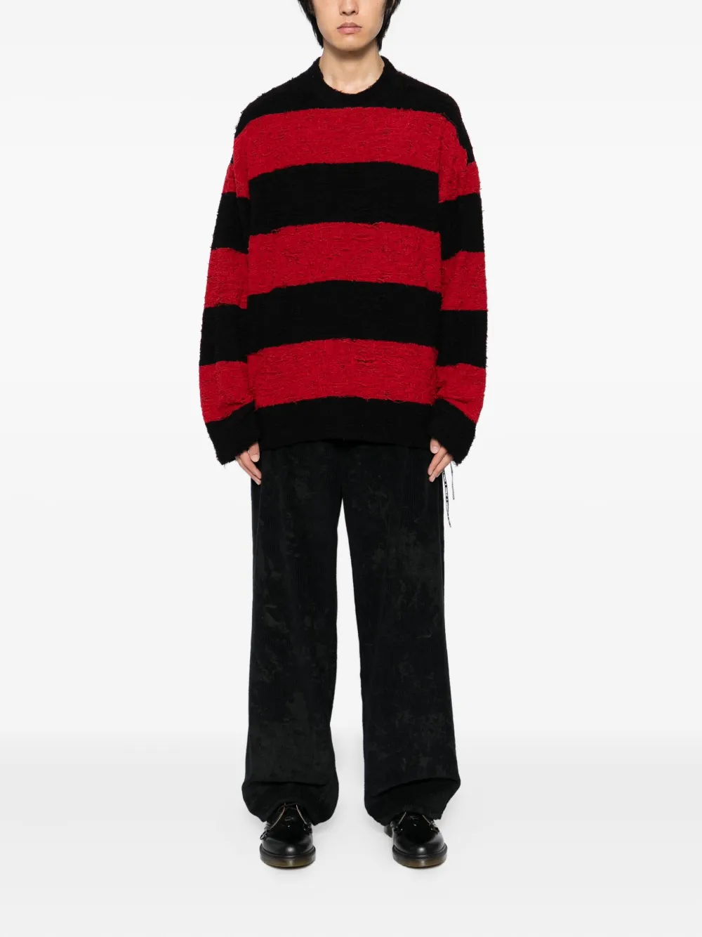 Mastermind World Gestreepte top - Zwart