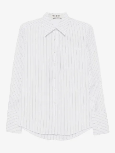 Kimhekim chemise en coton à rayures