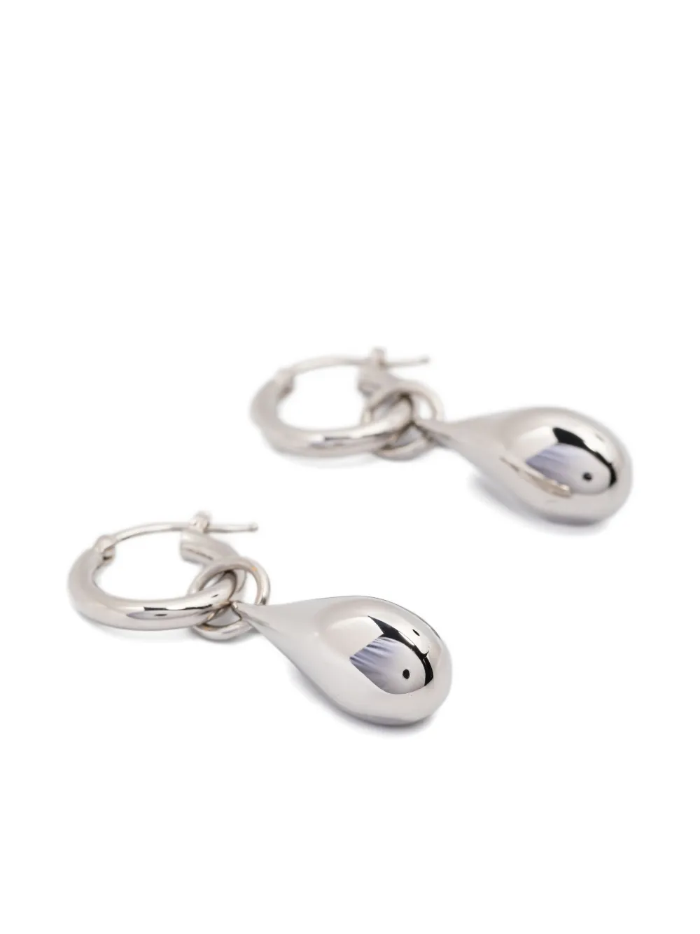 Marni Teardrop Hoop Earrings In Metallic