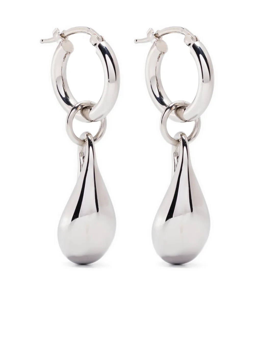 Marni teardrop hoop earrings | Silver | Image 1