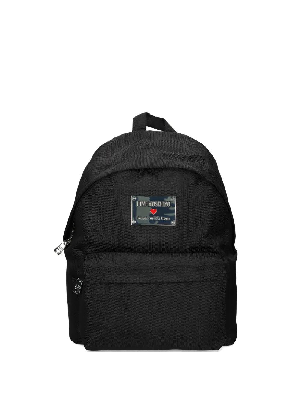 Love Moschino logo-plaque backpack | Black | Image 1