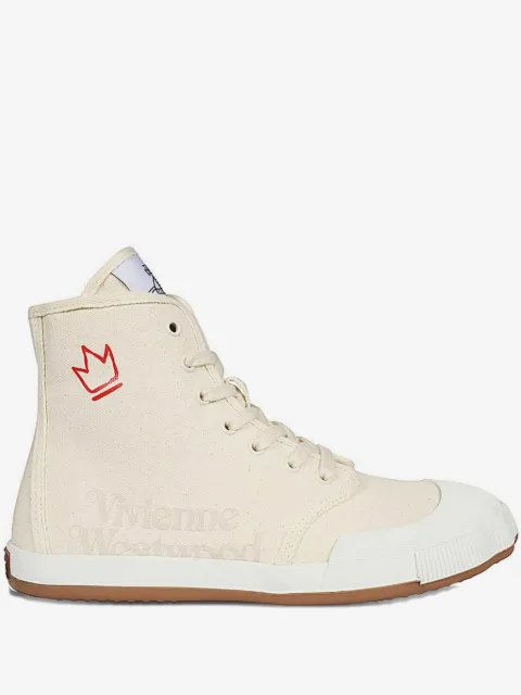 Vivienne Westwood crown-logo high-top trainers