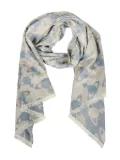 Vivienne Westwood orb jacquard scarf - Blue