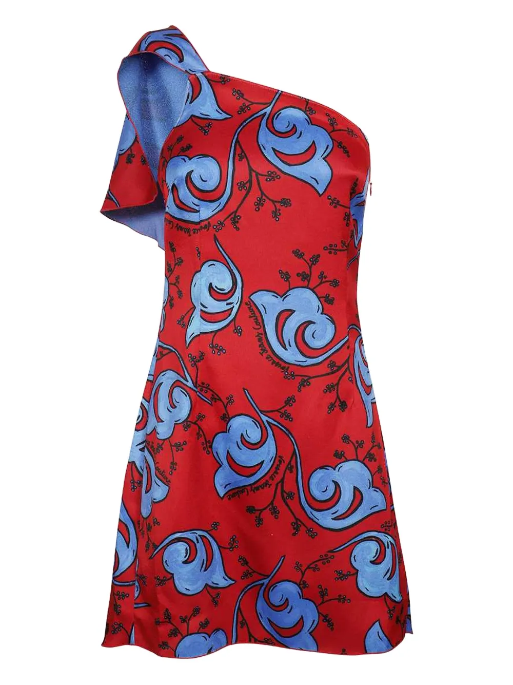 Versace Jeans Couture floral-print mini dress - Rood