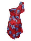 Versace Jeans Couture floral-print mini dress - Red