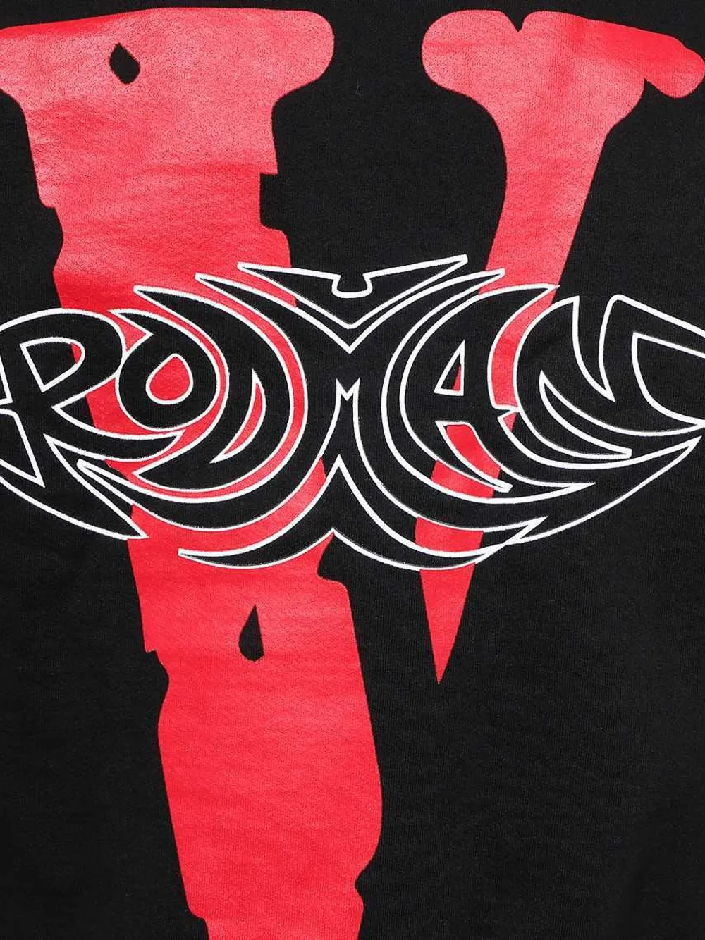 Vlone X Dennis Rodman Print Hoodie In Black
