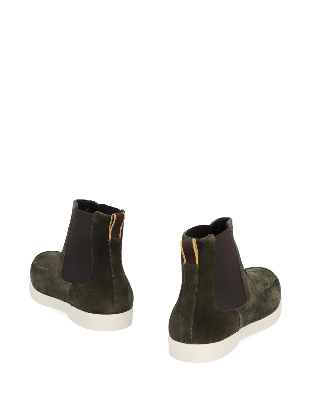 Moorer Cesar suede chelsea boots Green