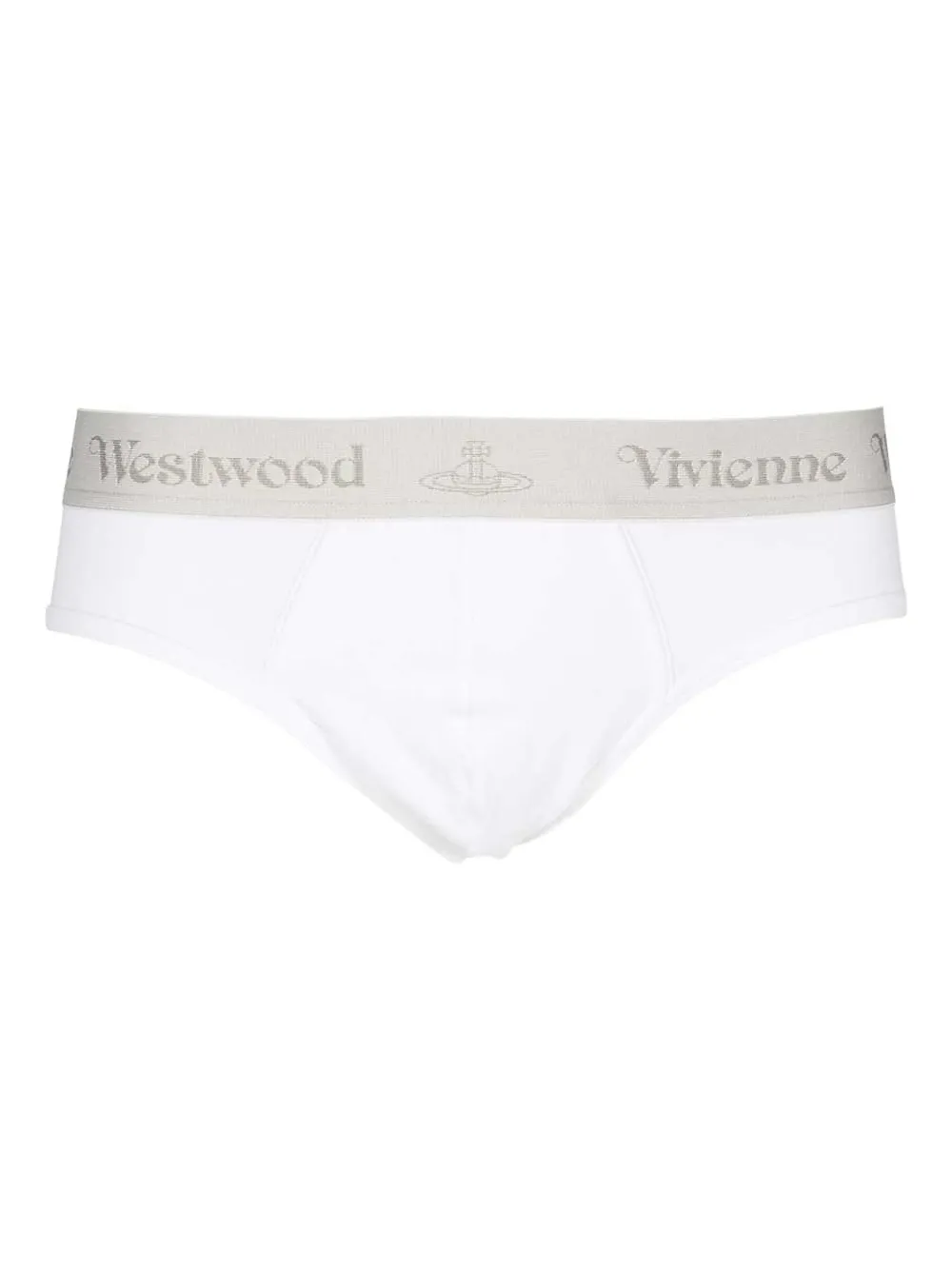Vivienne Westwood logo-band cotton-blend briefs (pack of three) | Grey | Image 1