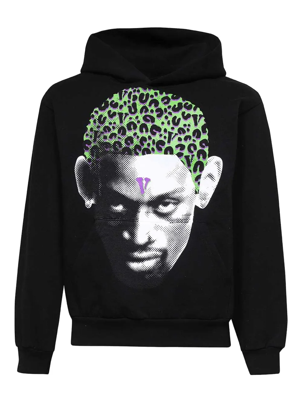 Vlone x Dennis Rodman hoodie Cheetah | noir | Image 1
