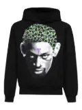 Vlone x Dennis Rodman Cheetah cotton hoodie - Black
