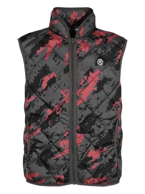 Billionaire Boys Club quilted camouflage gilet