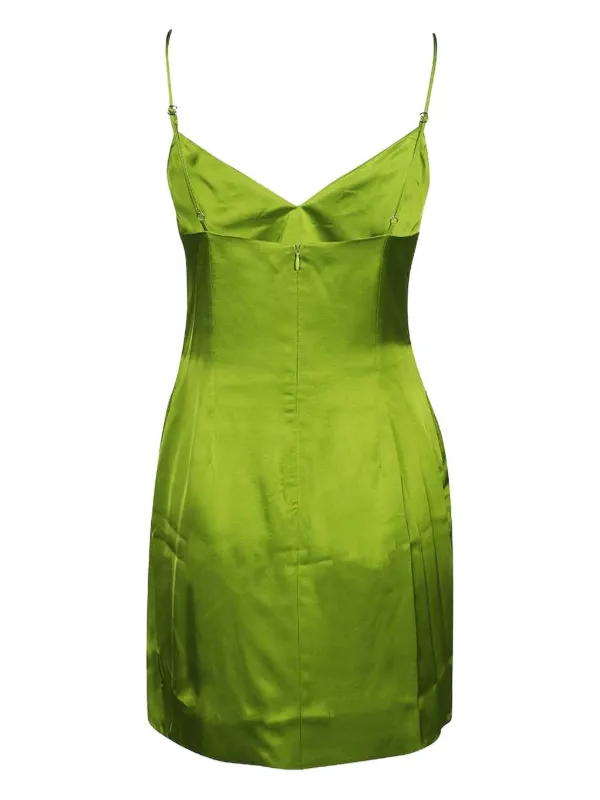Ermanno Scervino Embroidered Slip Mini Dress | Green | FARFETCH Ermanno Scervino Embroidered Slip Mini Dress | Green | FARFETCH