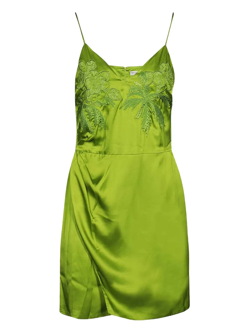 Ermanno Scervino embroidered slip mini dress - グリーン Ermanno Scervino embroidered slip mini dress - グリーン