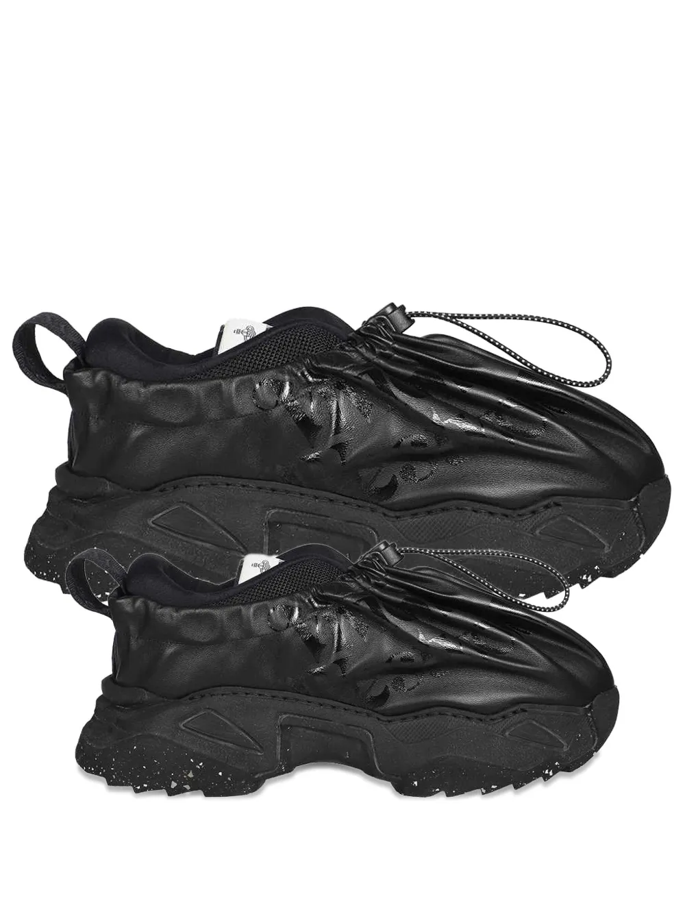 Vivienne Westwood drawstring leather sneakers | Black | Image 1