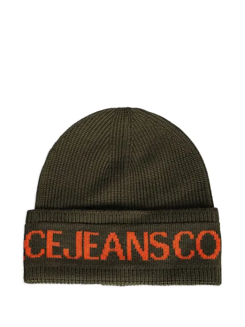 Versace Jeans Couture logo-embroidered beanie