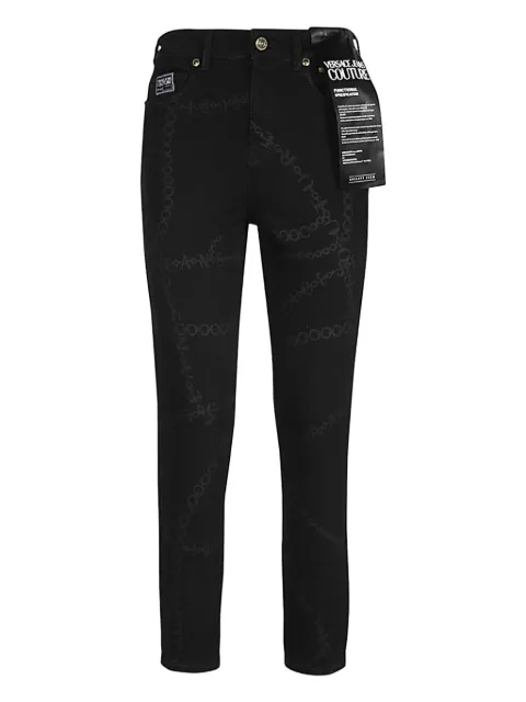 Versace Jeans Couture printed skinny jeans