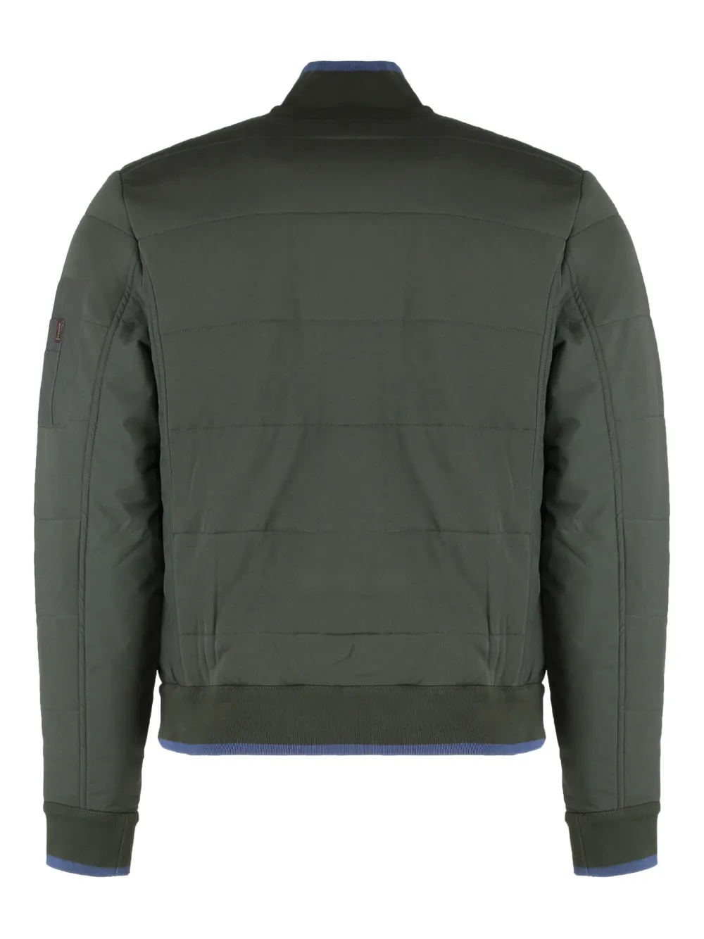 Moorer Corbin Zip-up Quilted Jacket In Green