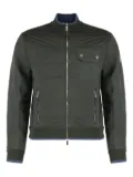 Moorer Corbin zip-up quilted jacket - Green
