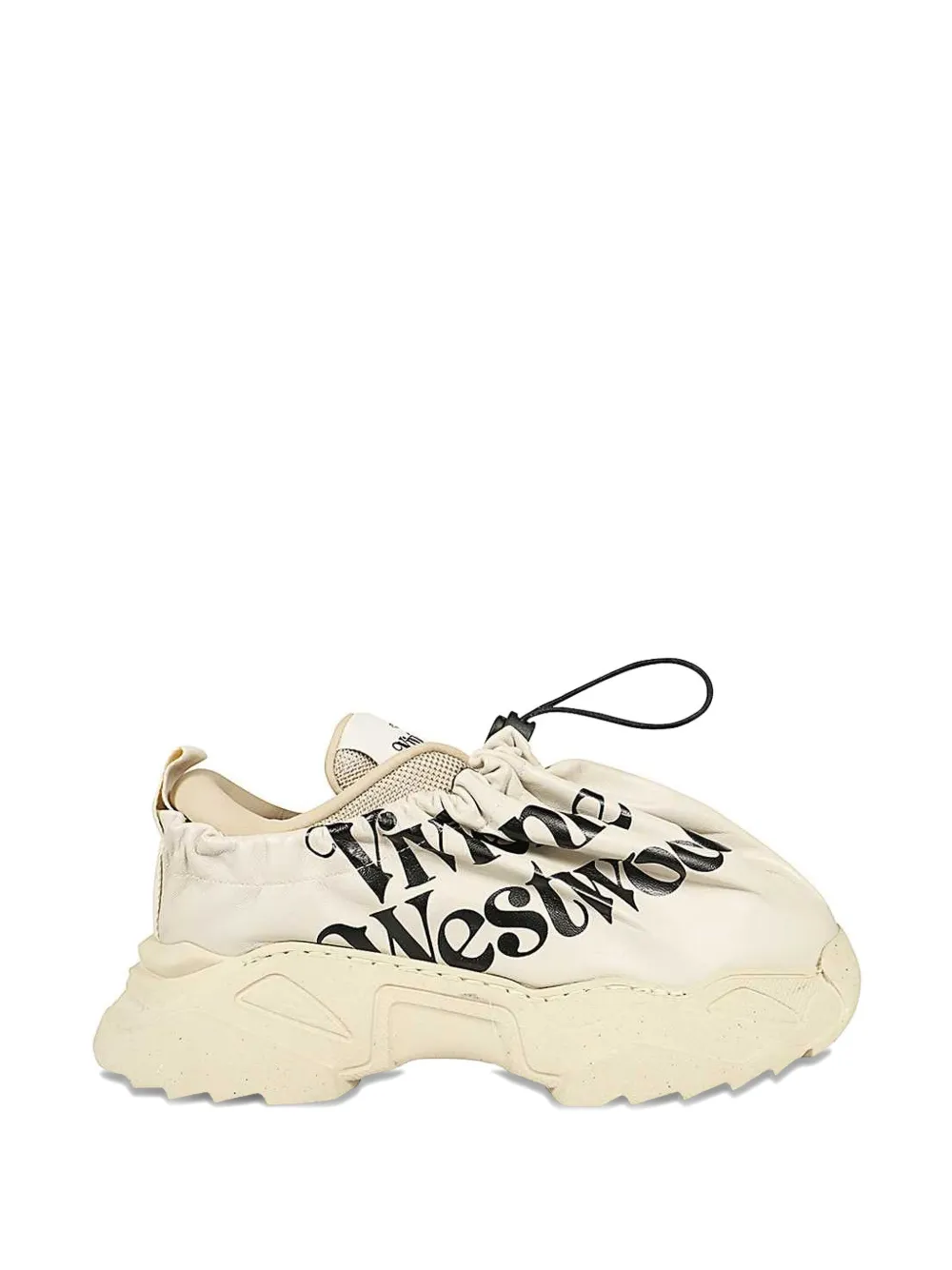 Vivienne Westwood logo-print drawstring sneakers - Beige