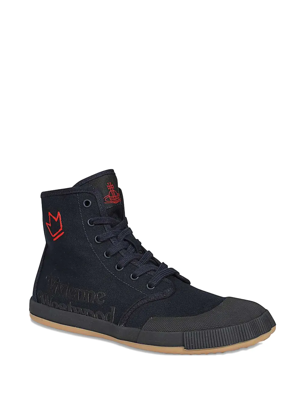 Vivienne Westwood logo-print high-top sneakers Black