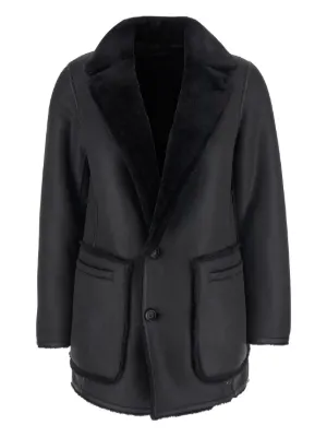 【美品】アーバンコードロンドン エコファー ムートンロングコート リバーシブル 60%OFF】OAKWOOD オークウッド エコムートンチェスターコート