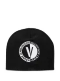 Versace Jeans Couture embroidered-logo beanie hat - Black