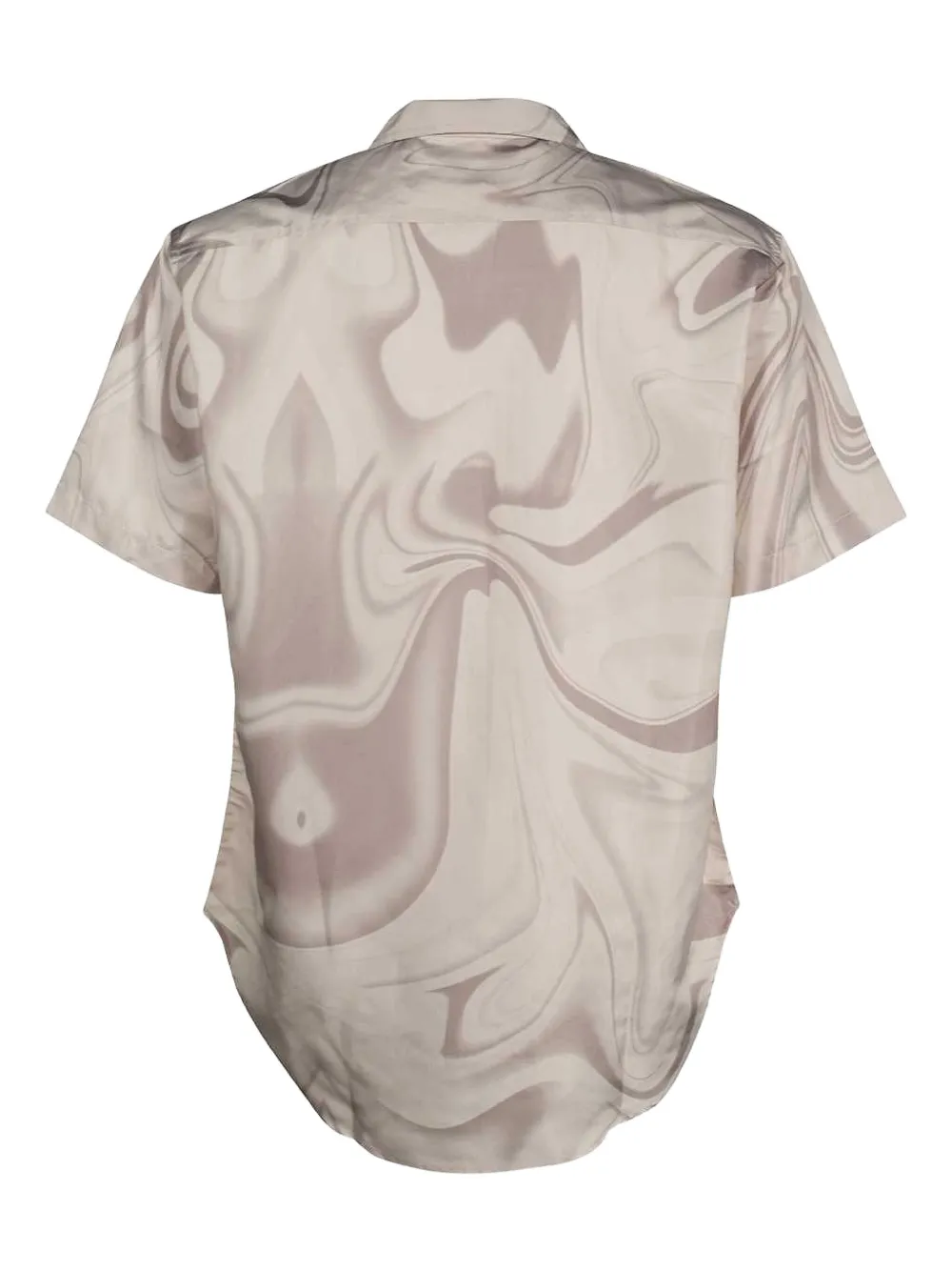 BALR. swirl-print flap-pocket shirt - Beige