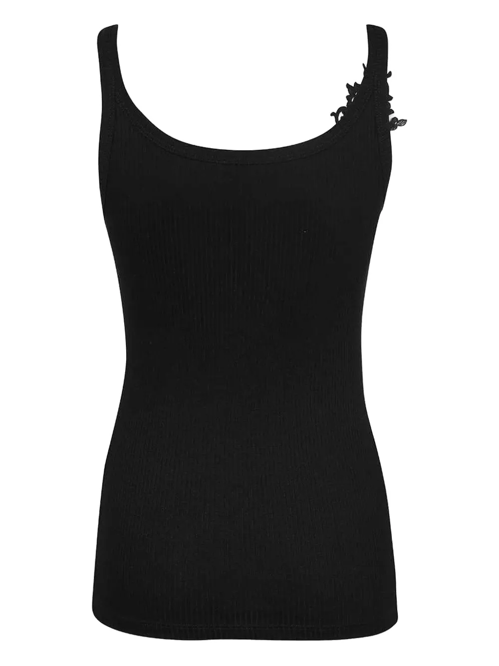 Ermanno Scervino floral-lace ribbed tank top | Vests & Tank Tops | Image 2