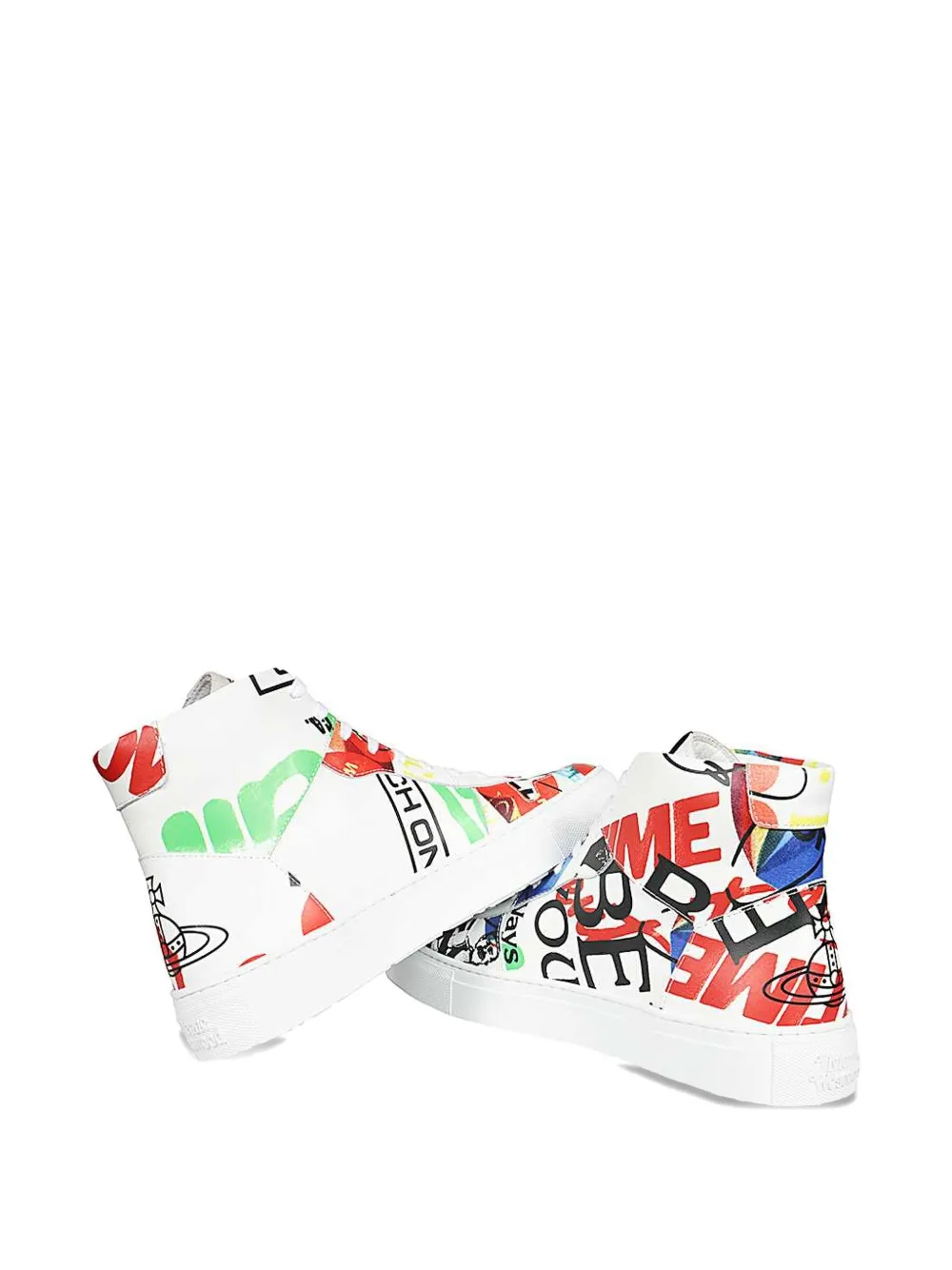 Vivienne Westwood high-top graphic-print sneakers White
