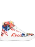 Vivienne Westwood high-top graphic-print sneakers - White