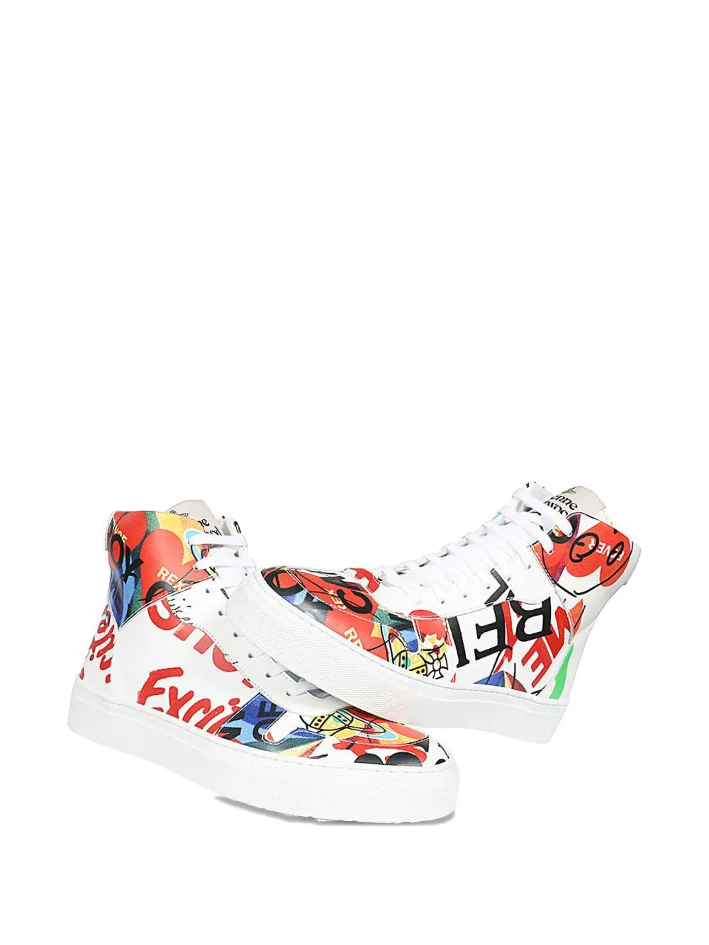 Vivienne Westwood high-top graphic-print sneakers White