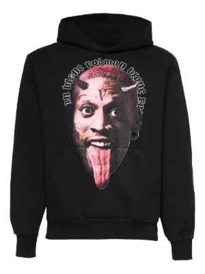 Vlone x Dennis Rodman Print Hoodie | Black | FARFETCH