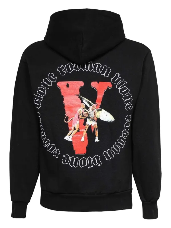 Vlone maxi-print Hoodie | Black | FARFETCH