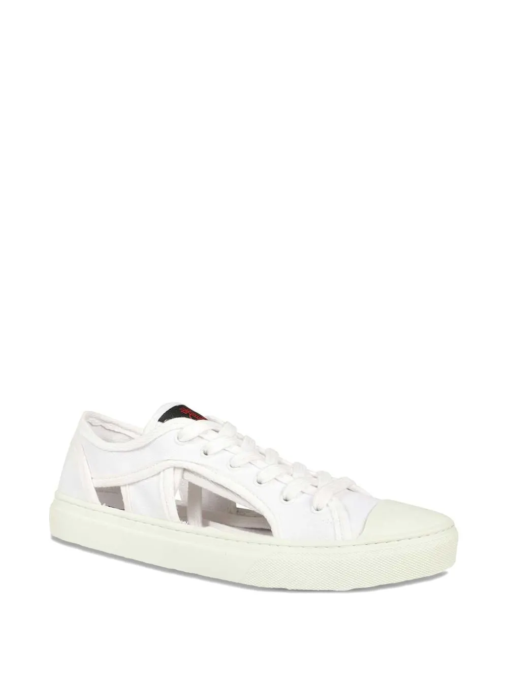 Vivienne Westwood Brighton cut-out canvas sneakers White
