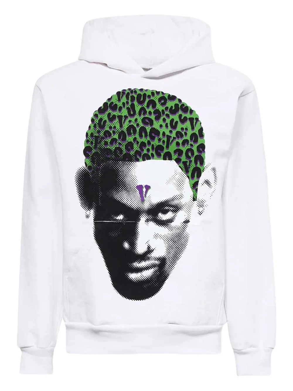 Vlone レオパード パーカー - ホワイト Vlone レオパード パーカー - ホワイト