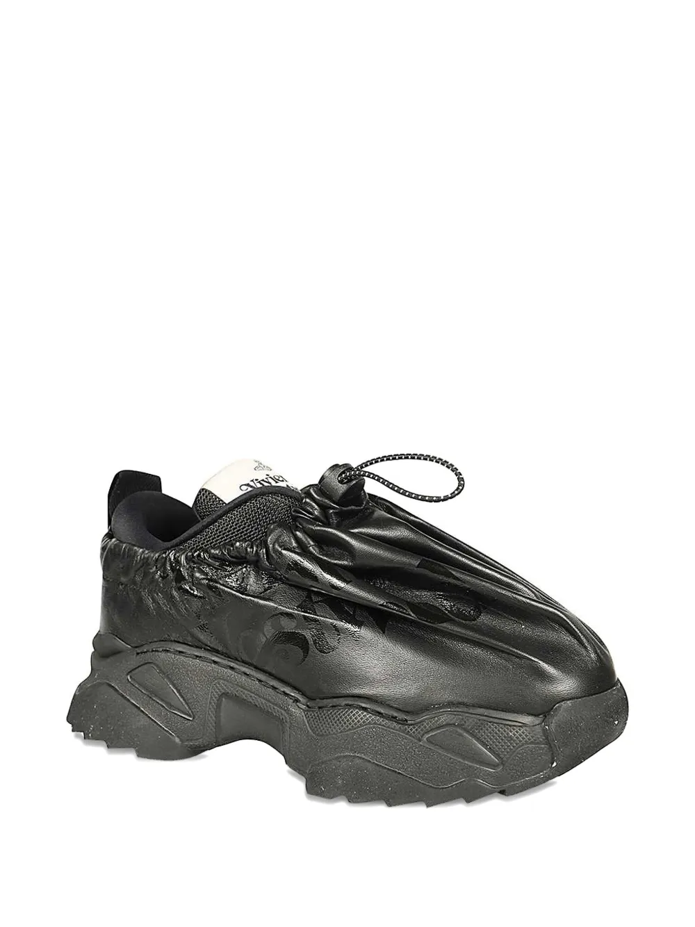 Vivienne Westwood leather drawstring sneakers - Zwart