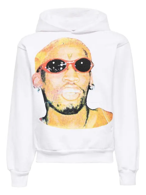 Vlone portrait-print hoodie