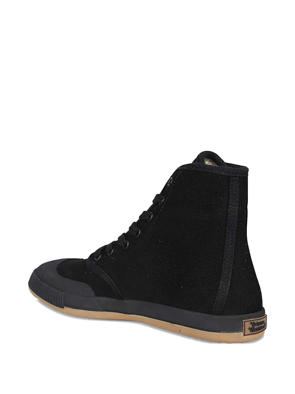 Vivienne Westwood logo-print high-top sneakers Black