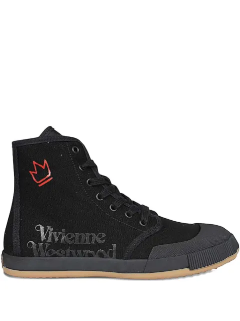 Vivienne Westwood logo-print high-top sneakers