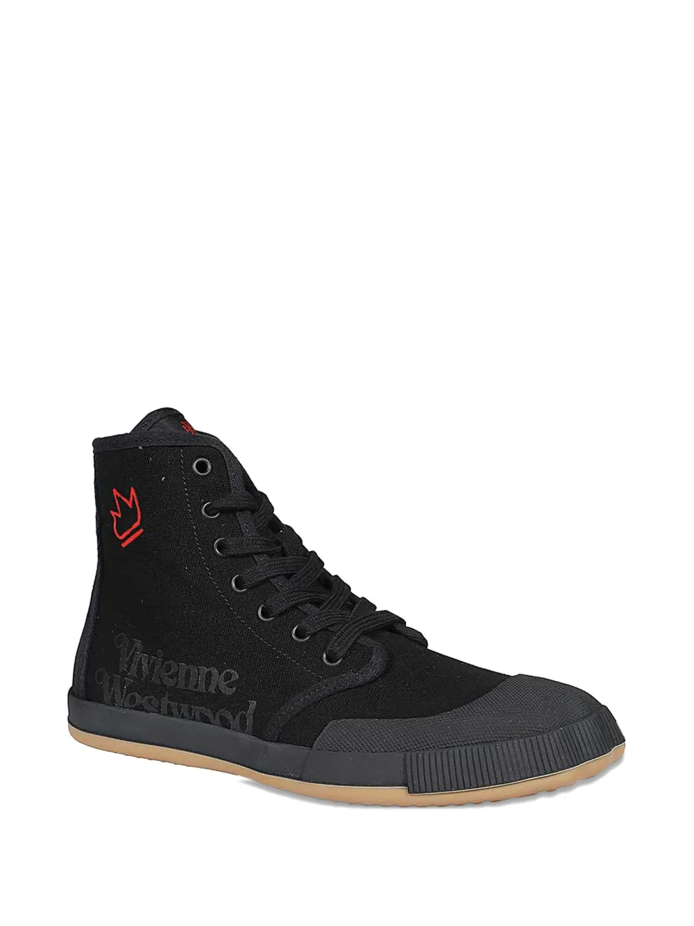 Vivienne Westwood logo-print high-top sneakers Black