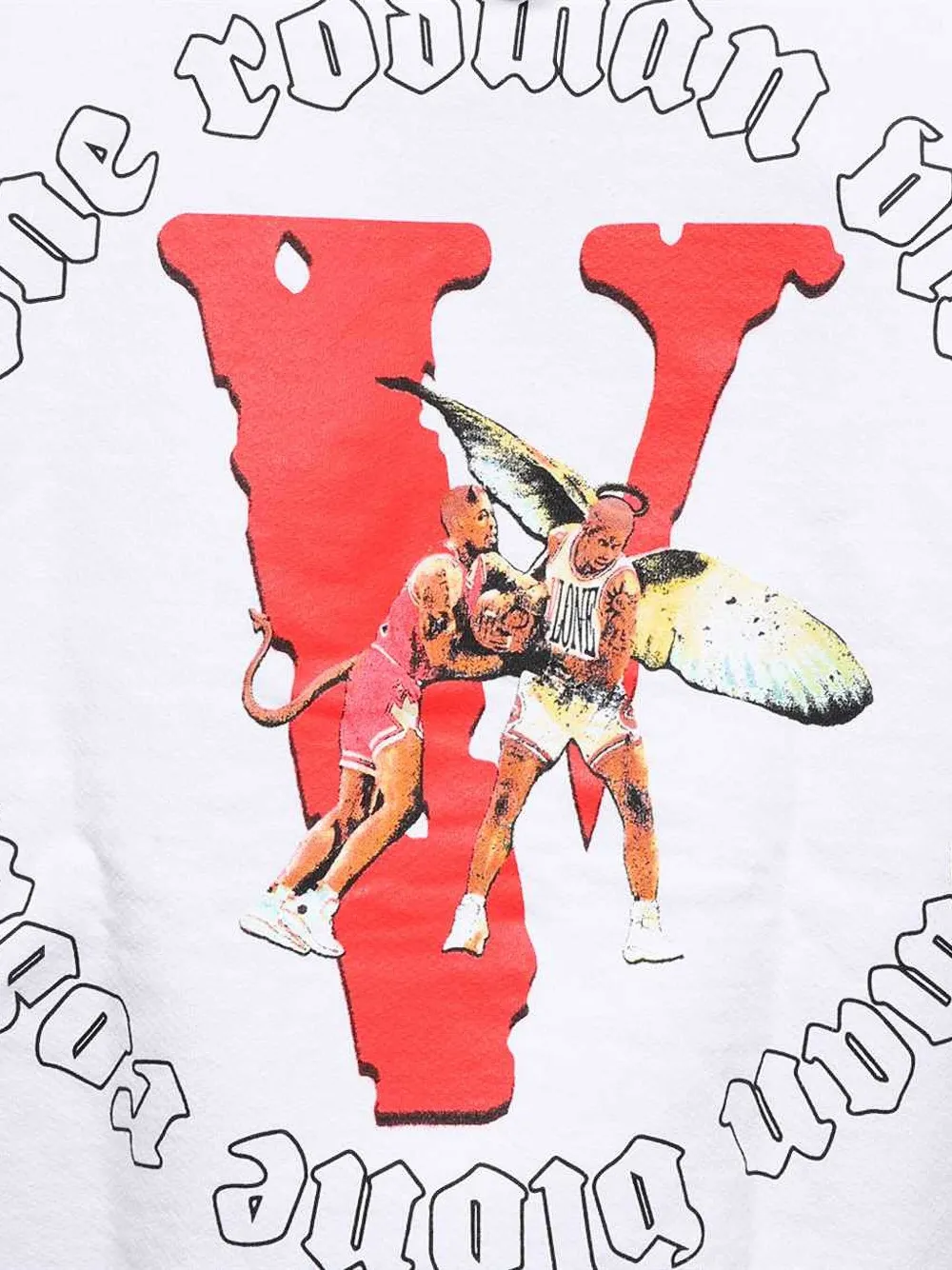 Vlone Graphic-print Hoodie In White