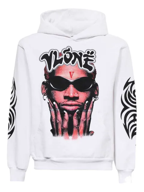 Vlone graphic-print hoodie