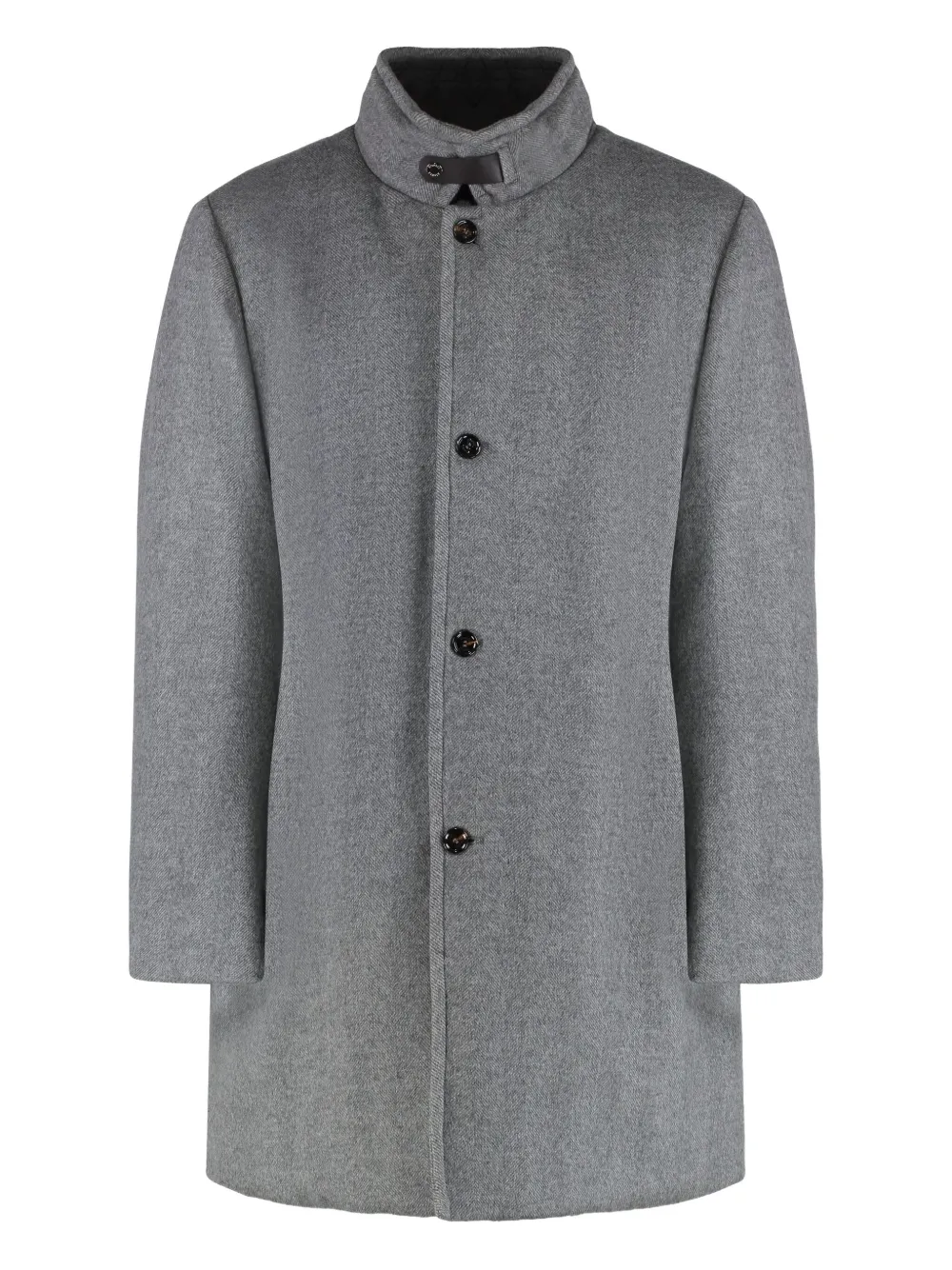 Moorer single-breasted coat - グレー Moorer single-breasted coat - グレー
