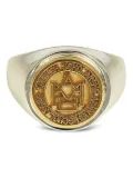 AMBUSH engraved ring - Silver
