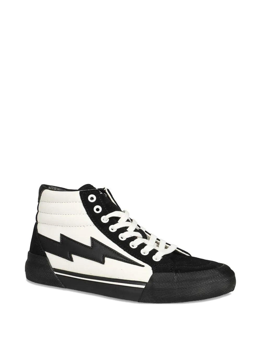 Revenge X Storm Lightning-bolt Detail Sneakers In Black